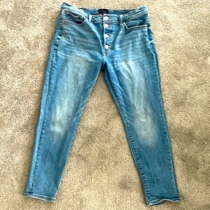 Lucky brand, Ava mid rise skinny jean front buttons LIKE NEW!